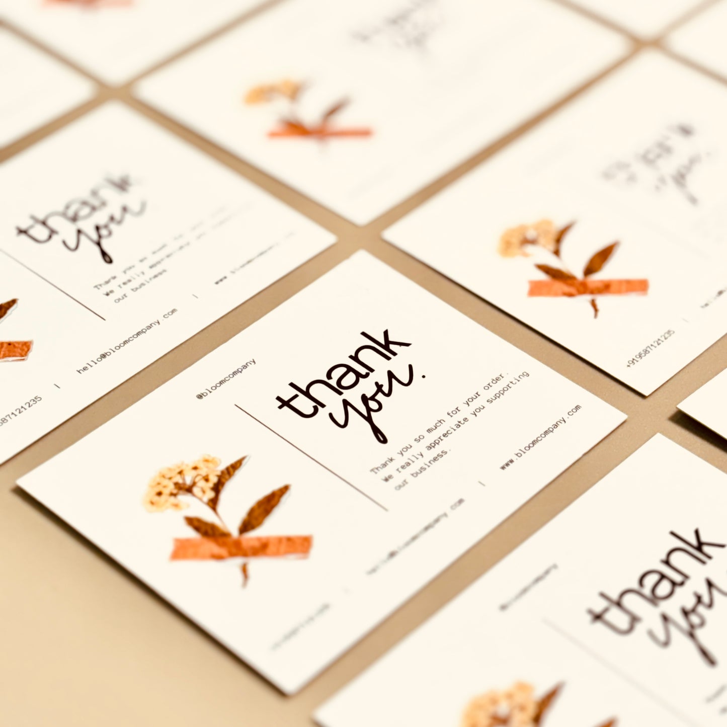 Thank You Cards/ Visiting Cards