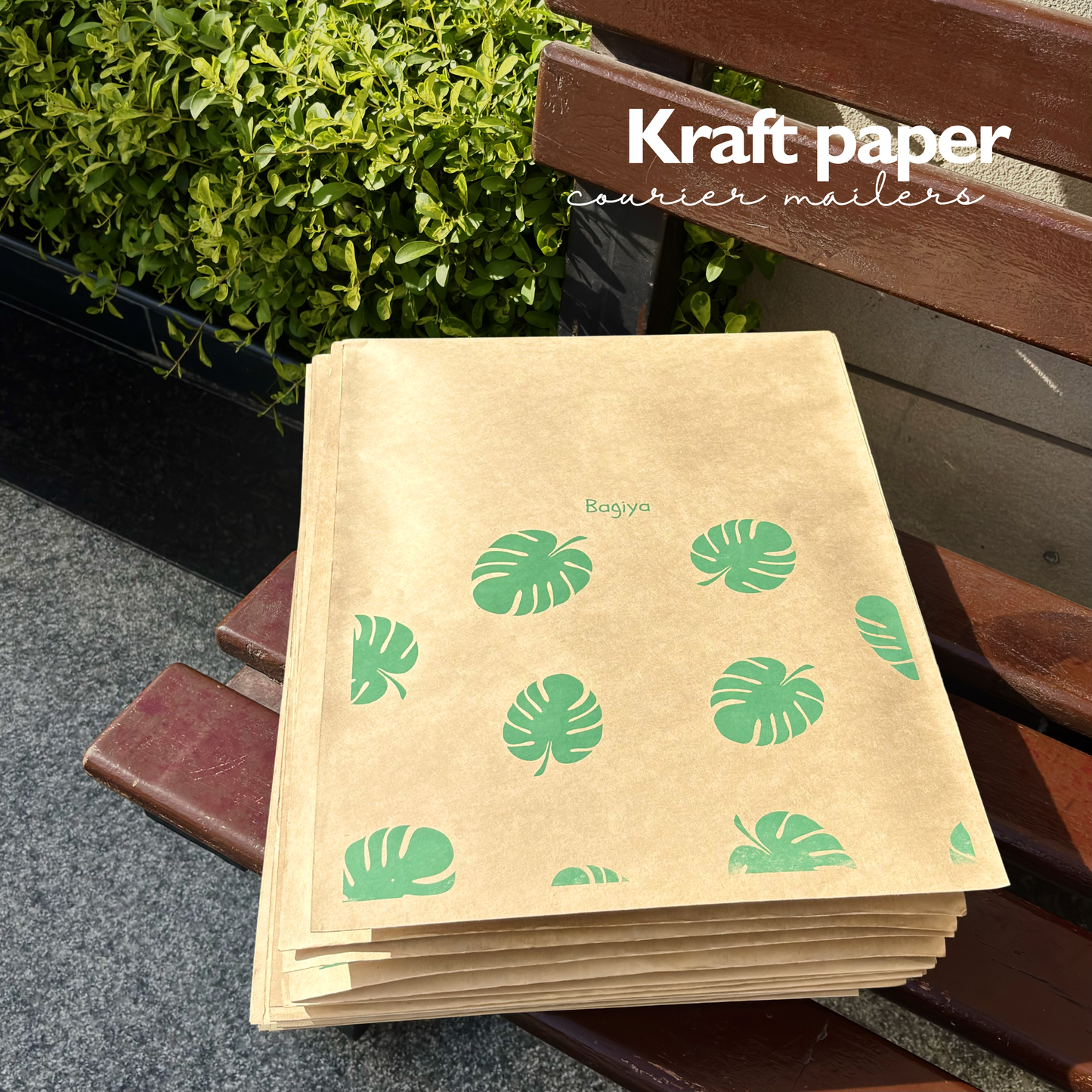 Brown Kraft Paper Courier Mailer bags