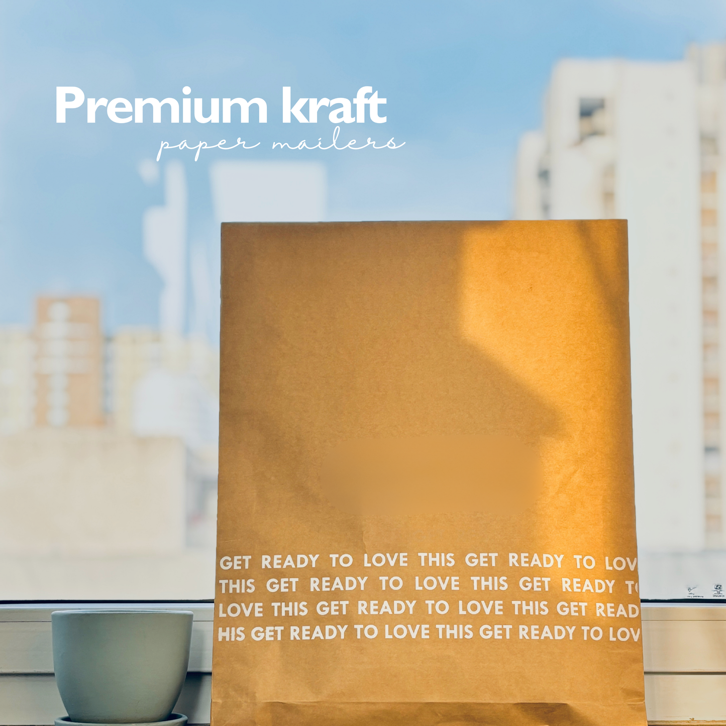 Premium Brown Kraft Paper Courier Mailer Bags